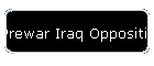 Prewar Iraq Opposition