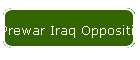 Prewar Iraq Opposition